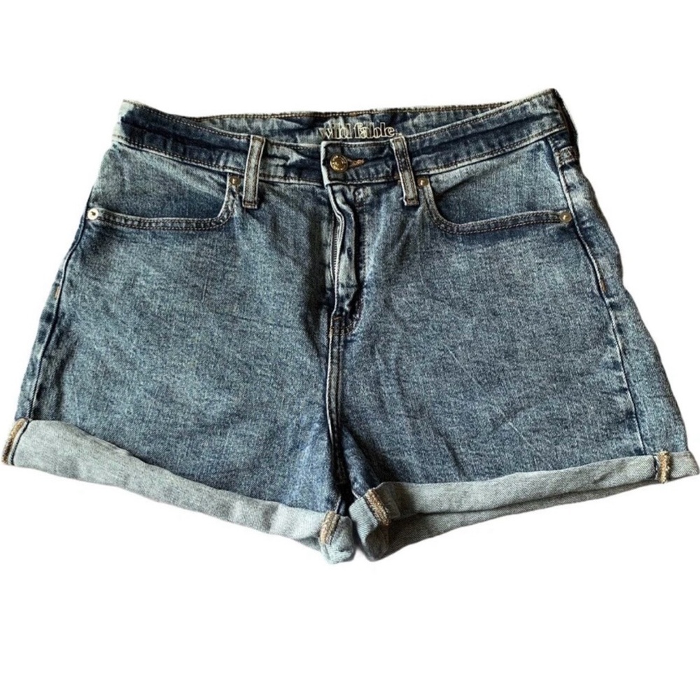 Women’s Size 10 Shorts Wild Fable Acid Wash Country Western Boho Chic Line Dance